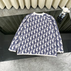 Cashmere Jacquard Long-Sleeve Sweater