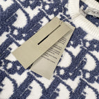 Cashmere Jacquard Long-Sleeve Sweater