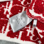 Cashmere Jacquard Long-Sleeve Sweater