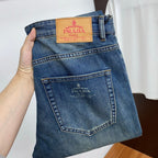 Men’s Straight-Leg Stretch Denim Jeans