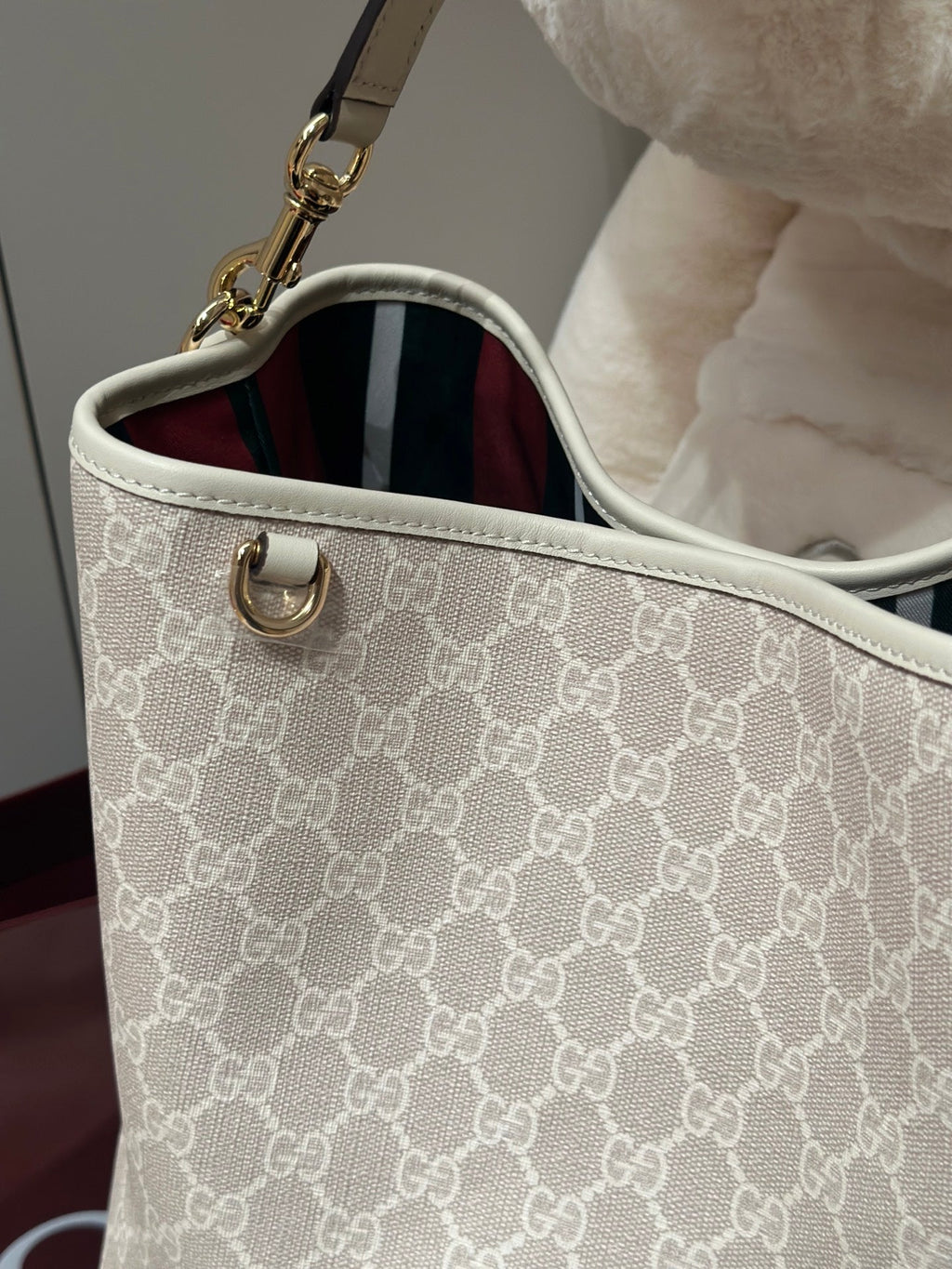 Small Shoulder Bag Beige & Ochre