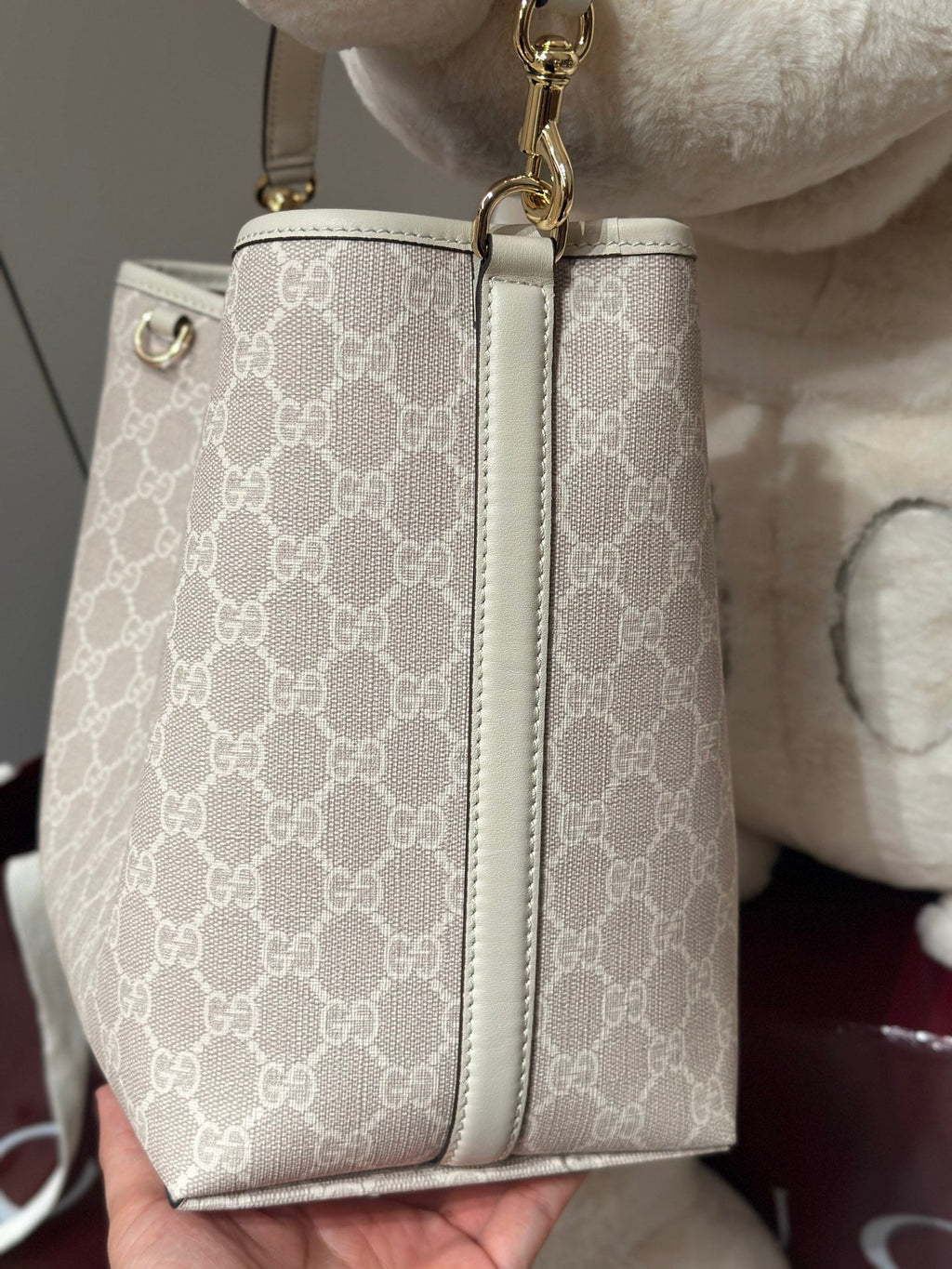 Small Shoulder Bag Beige & Ochre