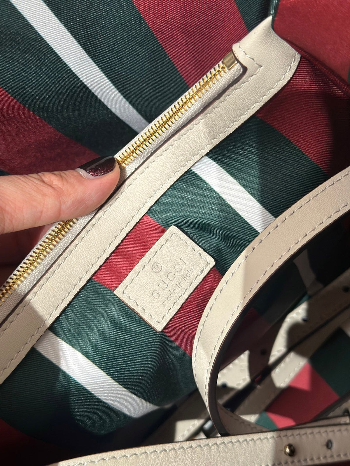Small Shoulder Bag Beige & Ochre