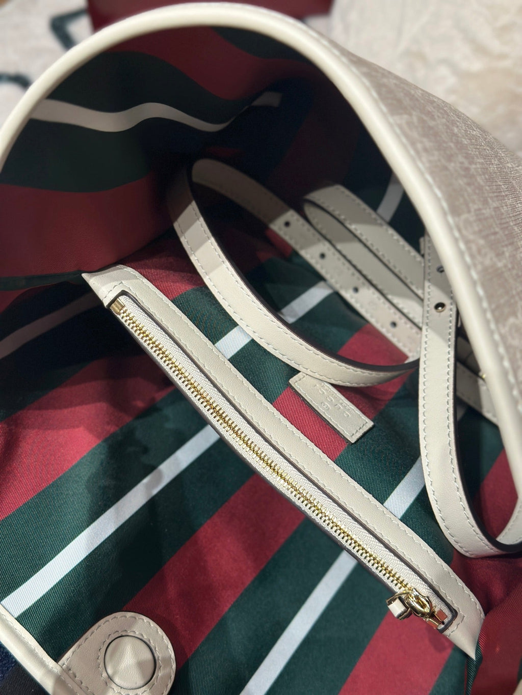 Small Shoulder Bag Beige & Ochre