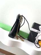 Classic Nubuck Sheepskin Shoulder Bag – 22cm