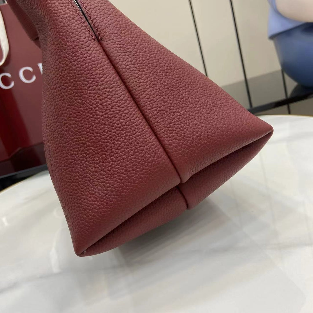 Softbit Shoulder Bag Ancora Red Leather