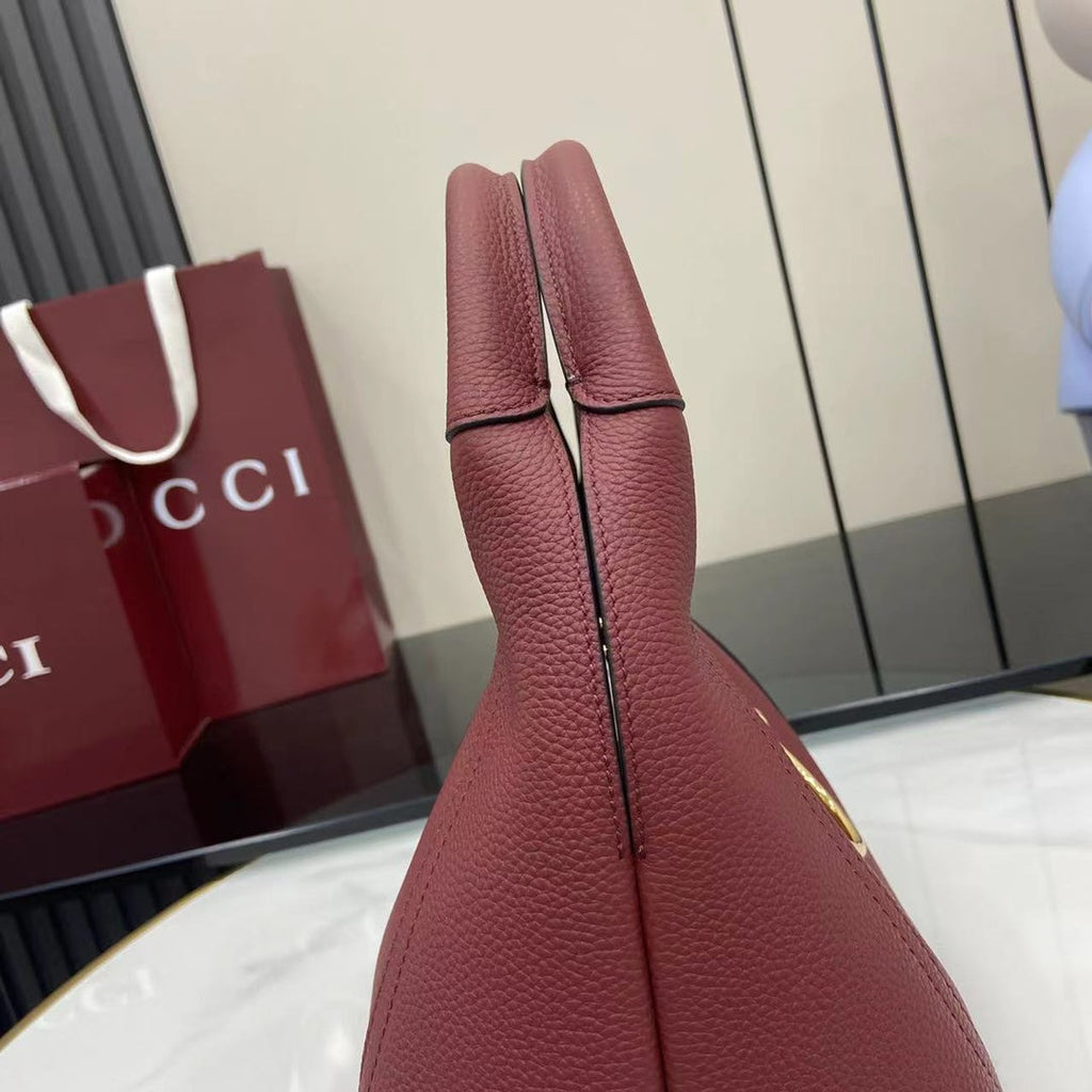 Softbit Shoulder Bag Ancora Red Leather