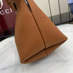Softbit Shoulder Bag Brown Leather