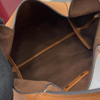 Softbit Shoulder Bag Brown Leather