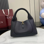 Softbit Shoulder Bag Black Leather