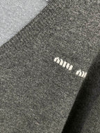 Two-Piece Effect Wool Knit Sweater