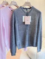 MM Hollow Knit Wool Cardigan