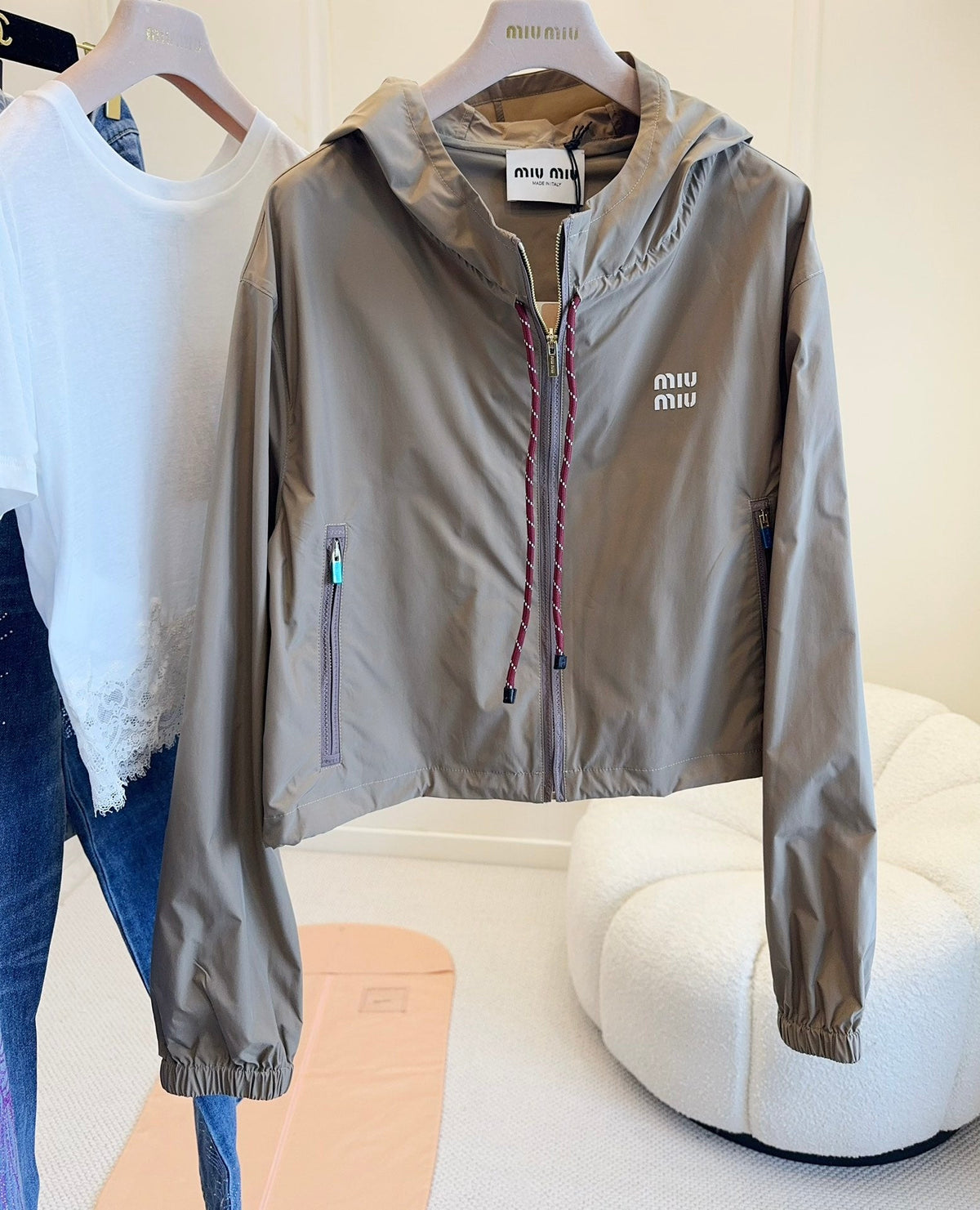 MM Khaki Short Windbreaker