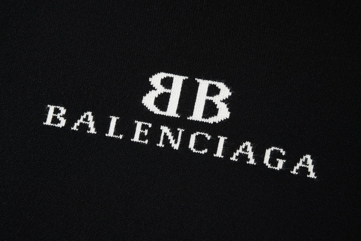 Jacquard Logo Wool-Blend Sweater