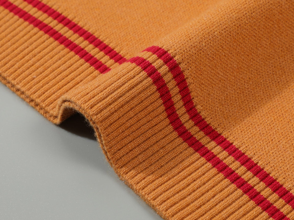 Modal Knit Sweater – Orange