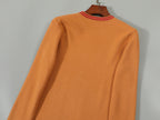 Modal Knit Sweater – Orange
