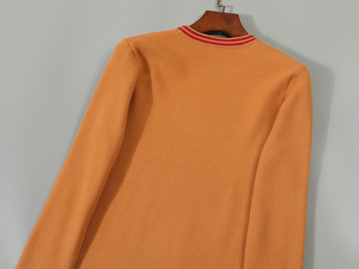 Modal Knit Sweater – Orange