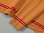 Modal Knit Sweater – Orange