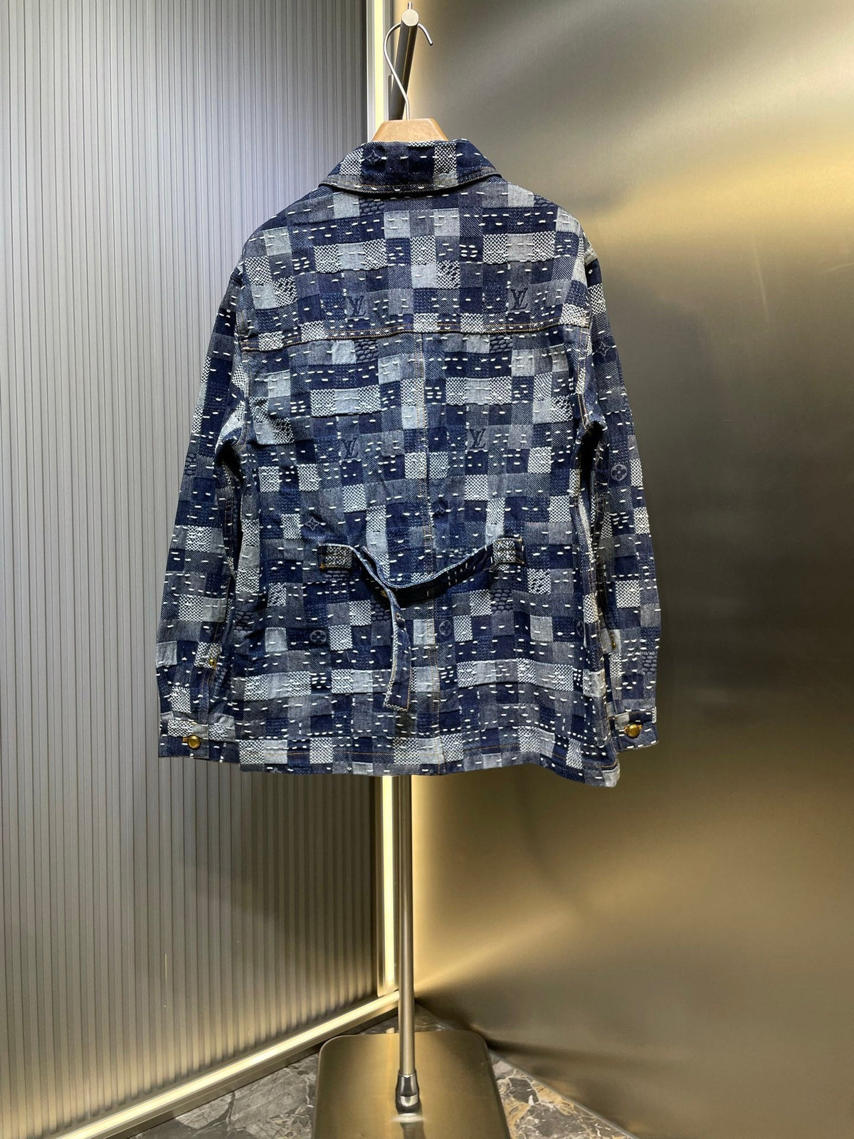 Denim Jacket with Belt