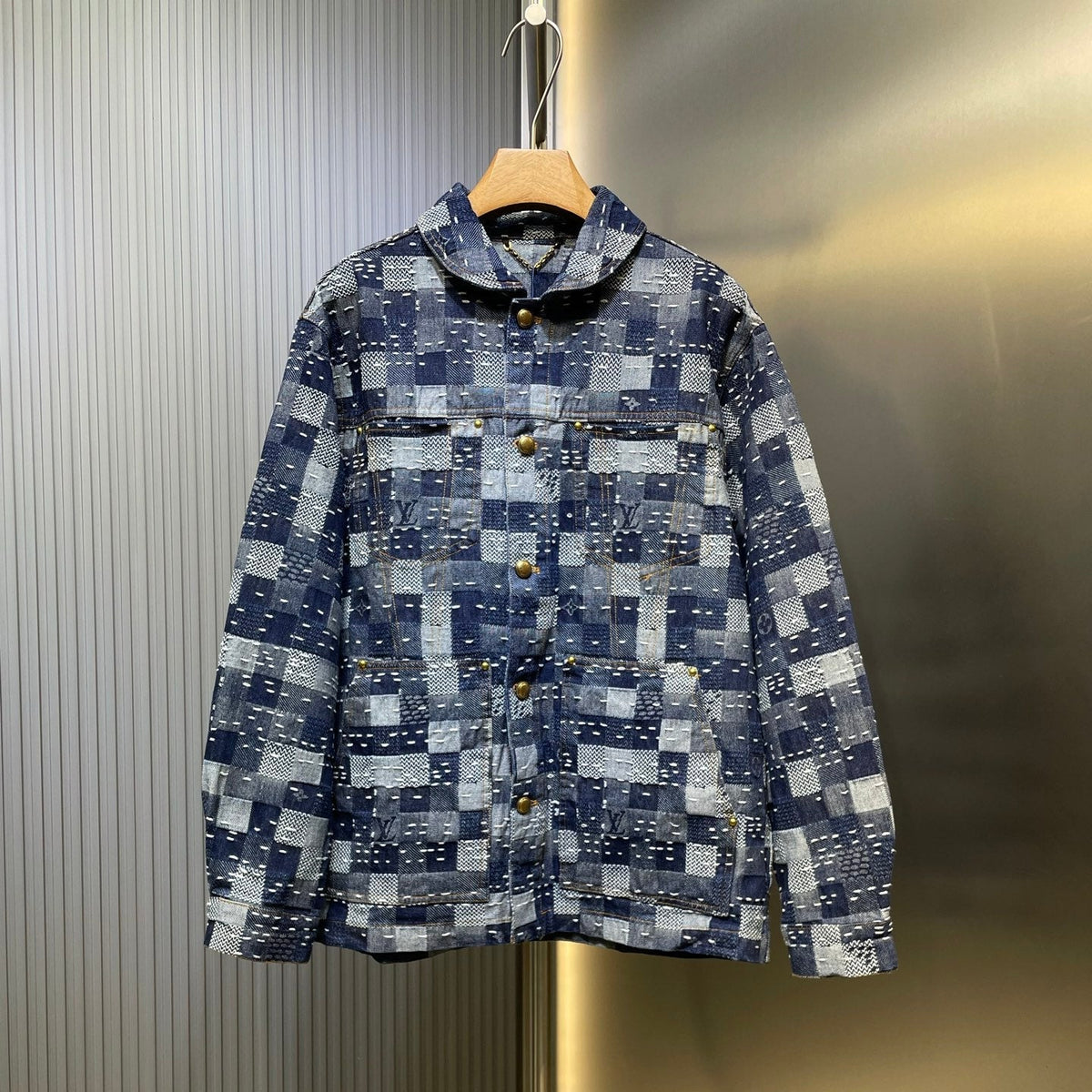 Denim Jacket with Belt