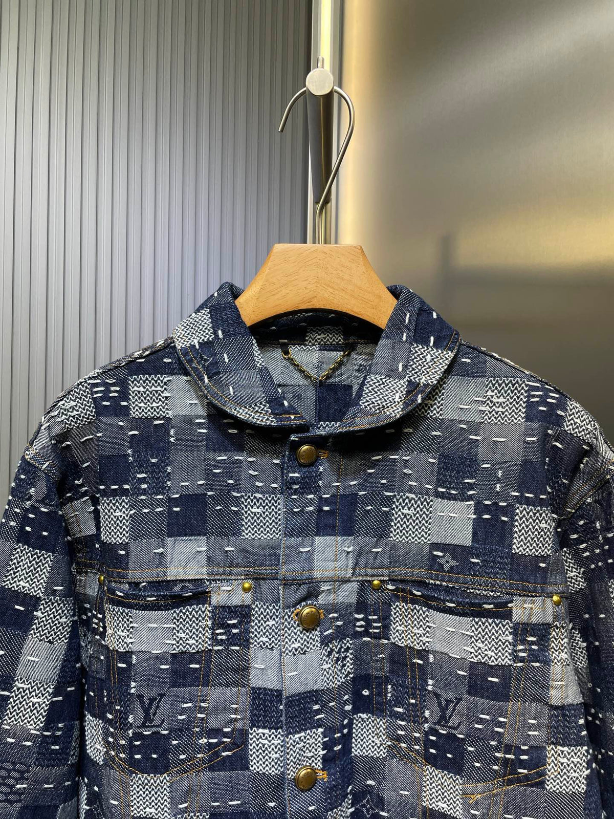 Denim Jacket with Belt