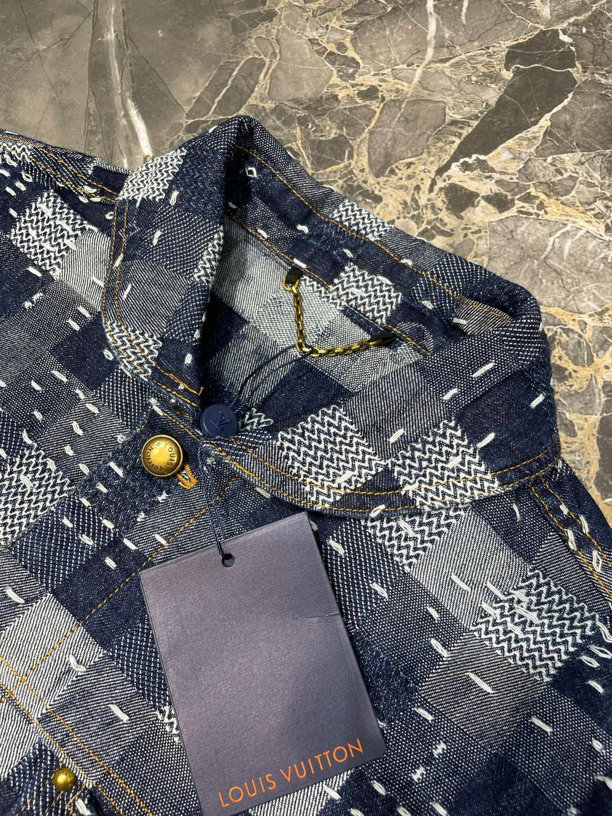 Denim Jacket with Belt