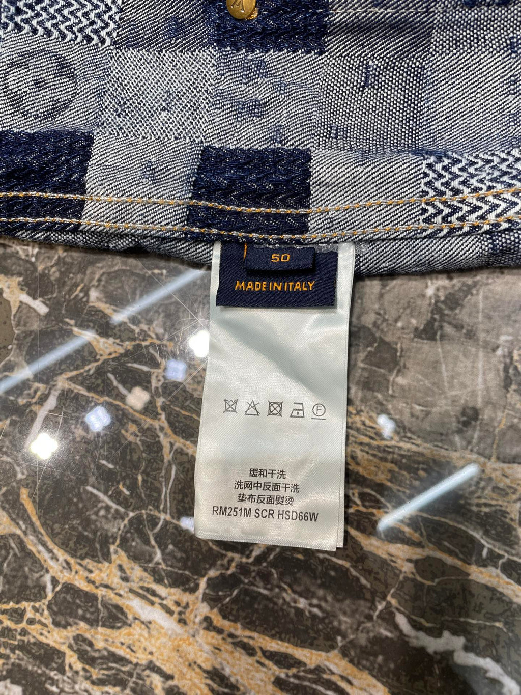 Denim Jacket with Belt