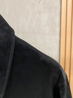 Two-Tone Suede Blazer
