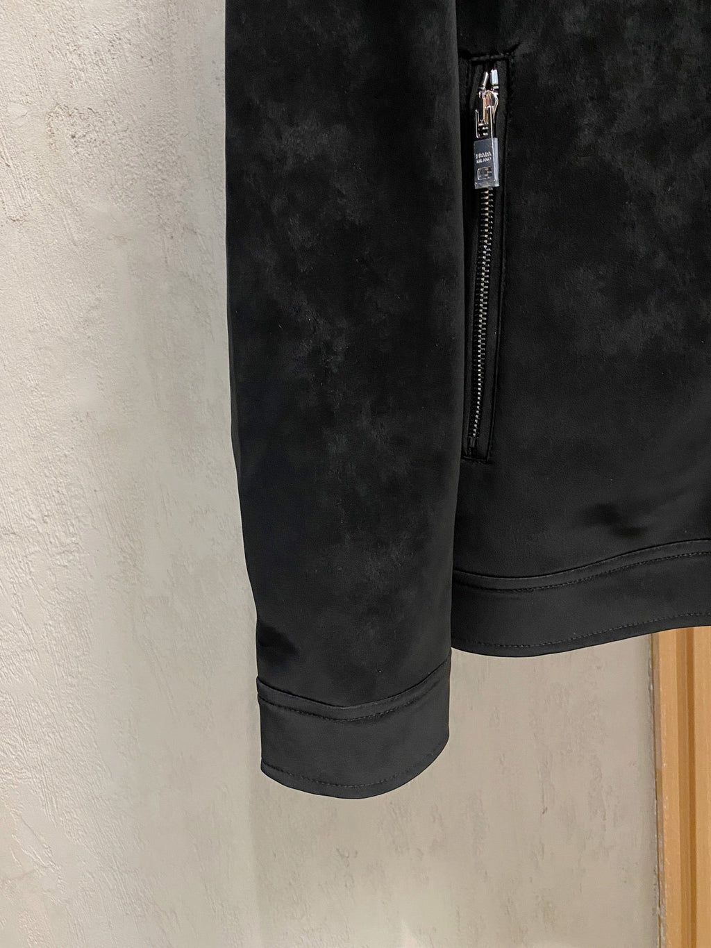 Two-Tone Suede Blazer