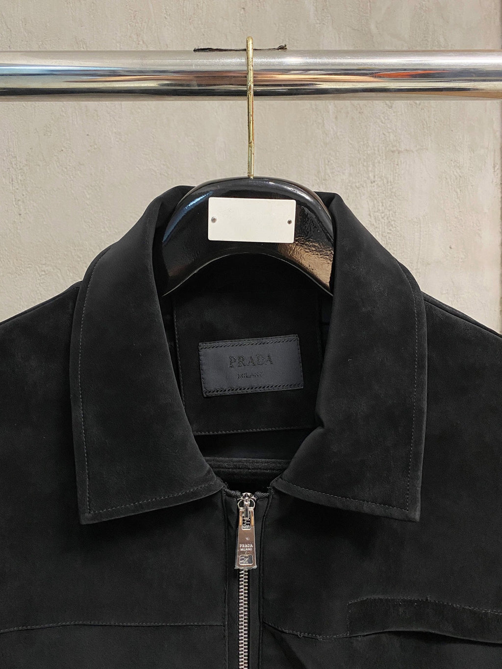 Two-Tone Suede Blazer