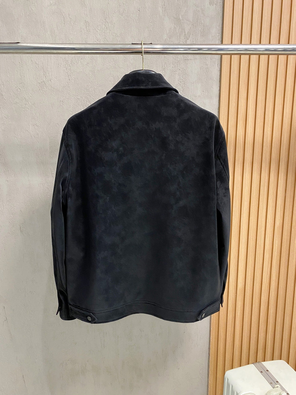 Two-Tone Suede Blazer