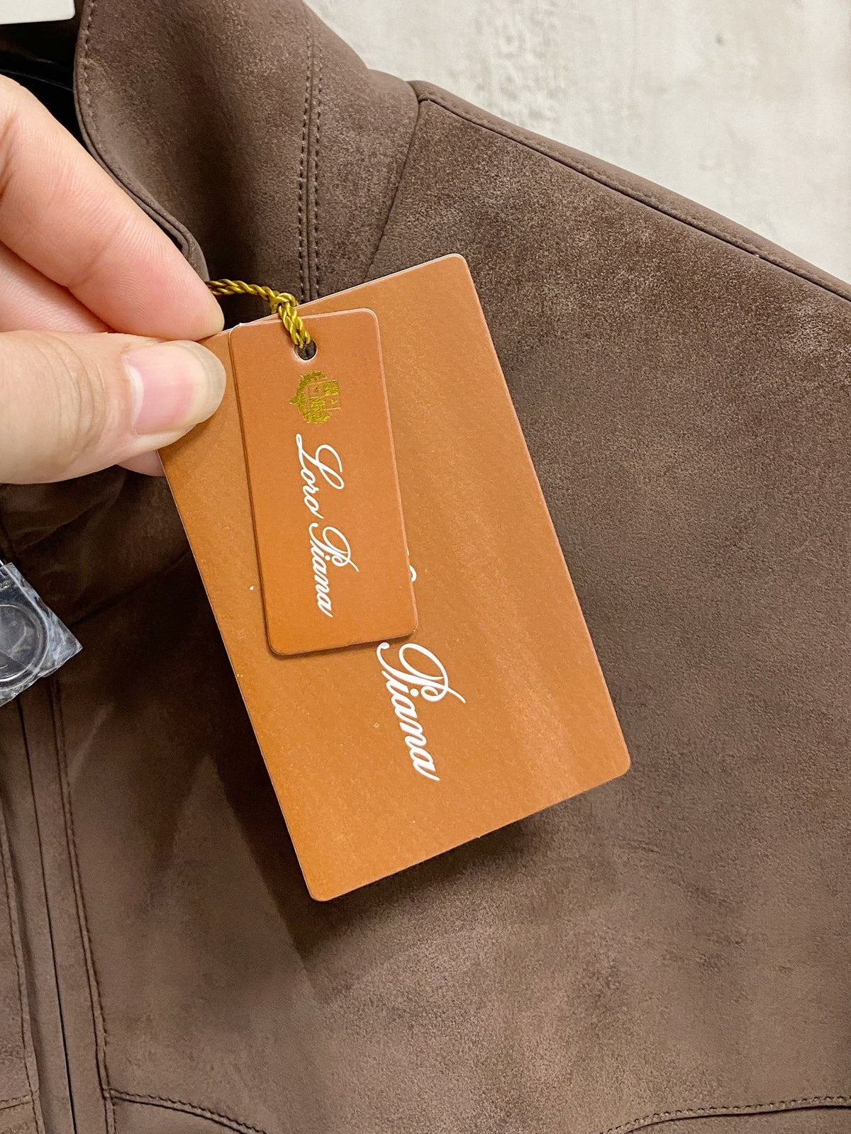 Italian Suede High-Collar Jacket