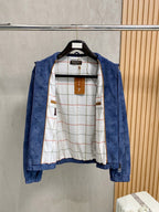 Italian Suede High-Collar Jacket