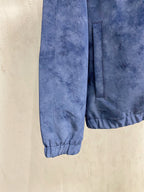 Italian Suede High-Collar Jacket