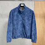 Italian Suede High-Collar Jacket