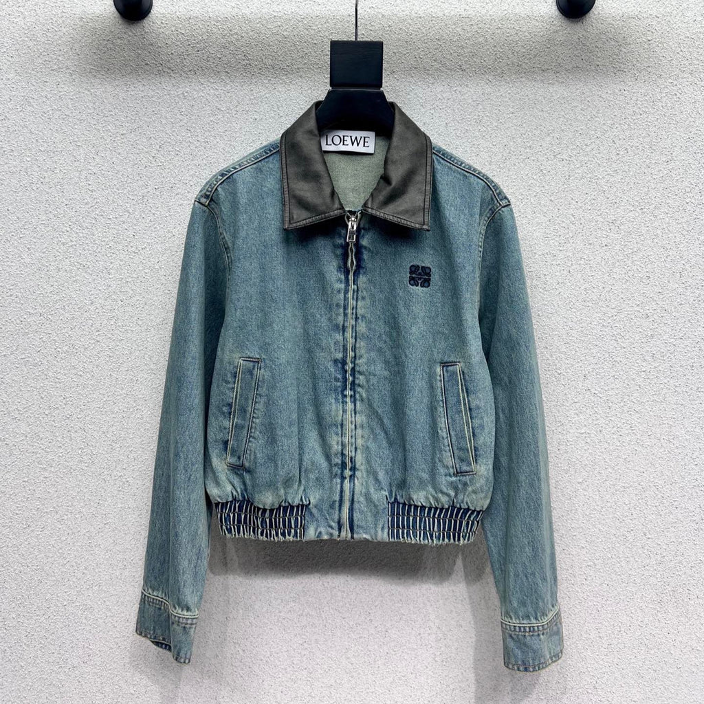 LW Washed Denim Embroidered Jacket