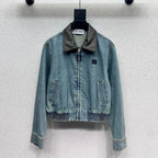 LW Washed Denim Embroidered Jacket