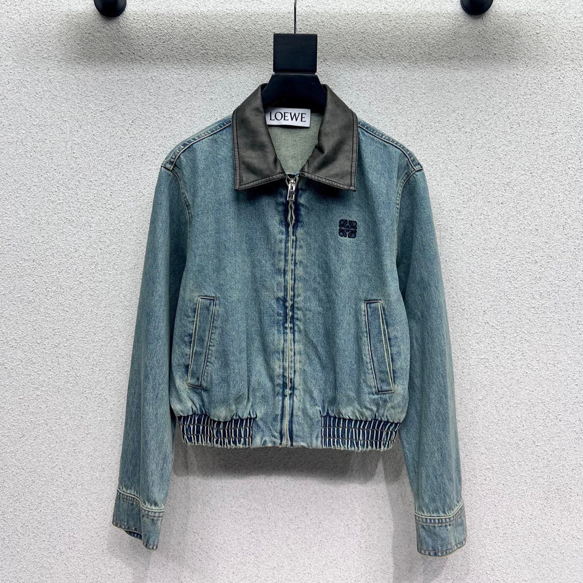 LW Washed Denim Embroidered Jacket