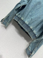 LW Washed Denim Embroidered Jacket