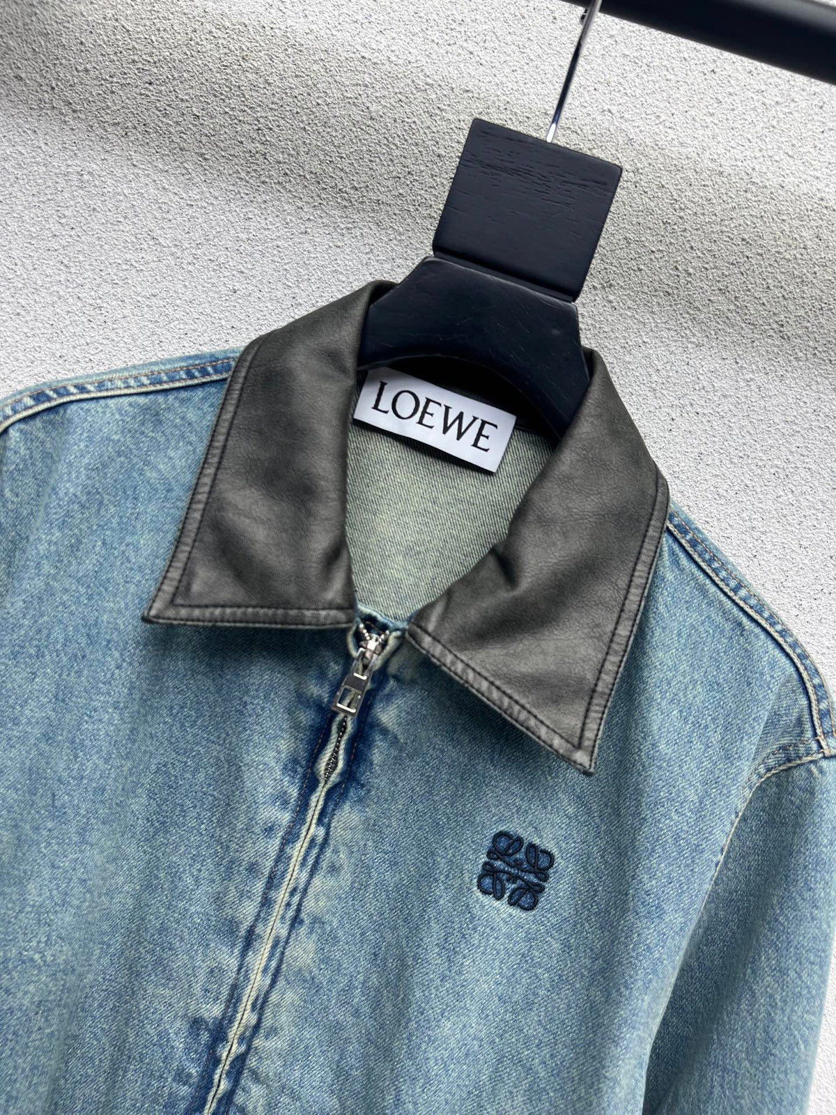 LW Washed Denim Embroidered Jacket