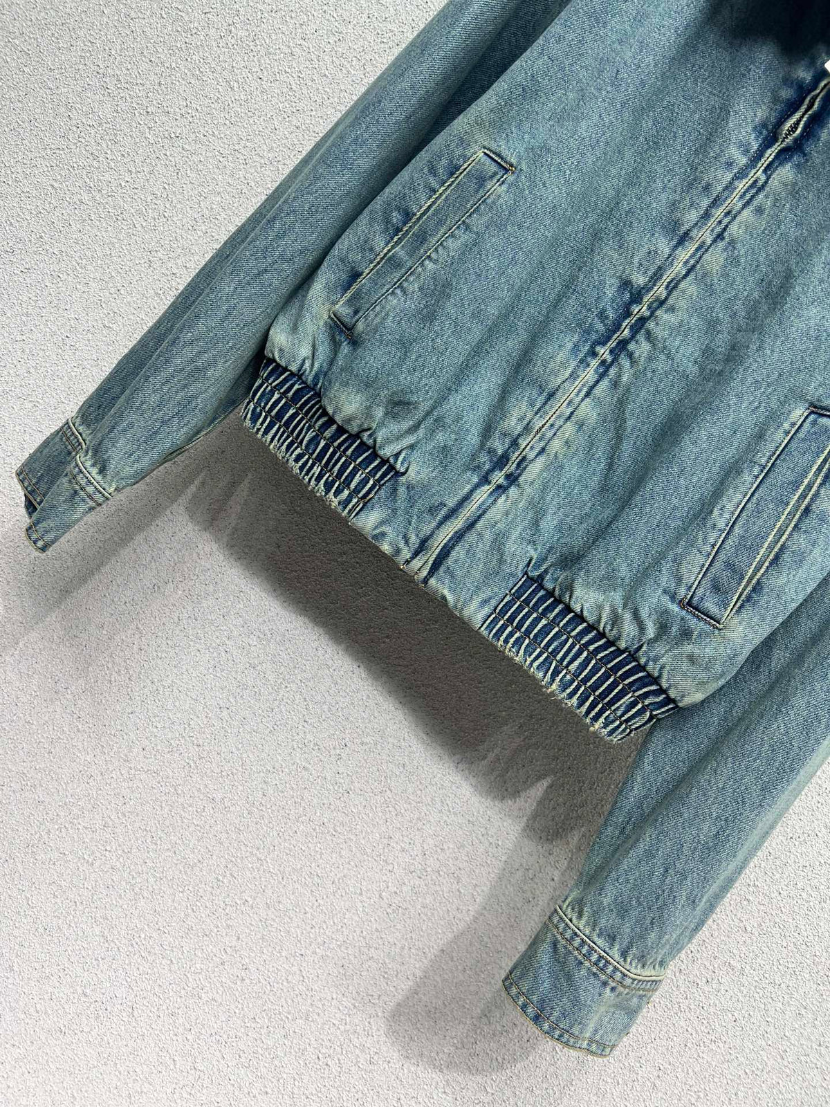 LW Washed Denim Embroidered Jacket