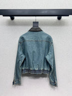 LW Washed Denim Embroidered Jacket