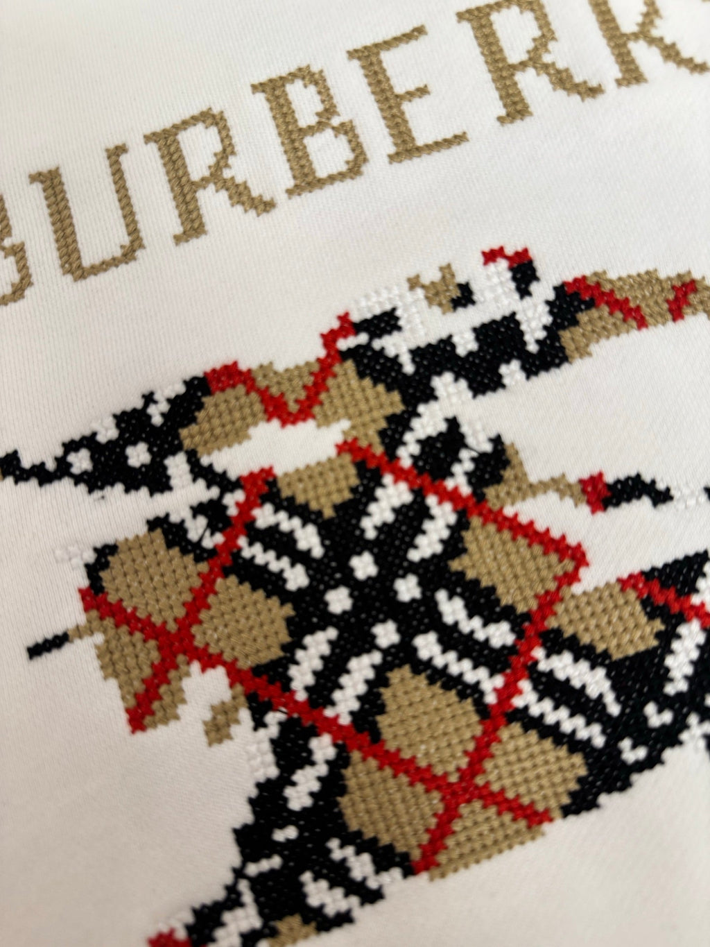 Embroidered Mosaic Sweatshirt