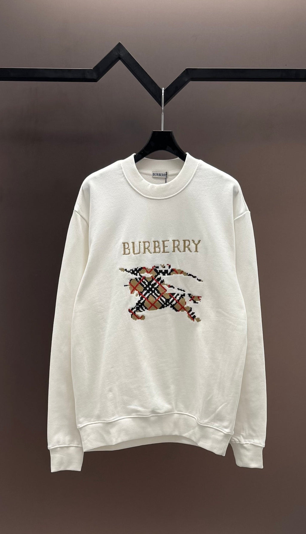 Embroidered Mosaic Sweatshirt