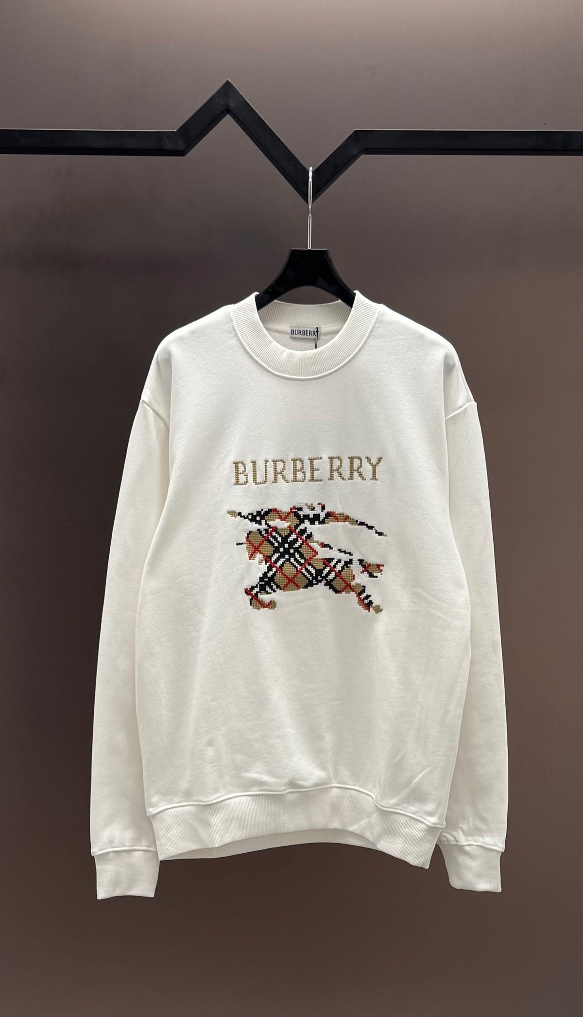 Embroidered Mosaic Sweatshirt