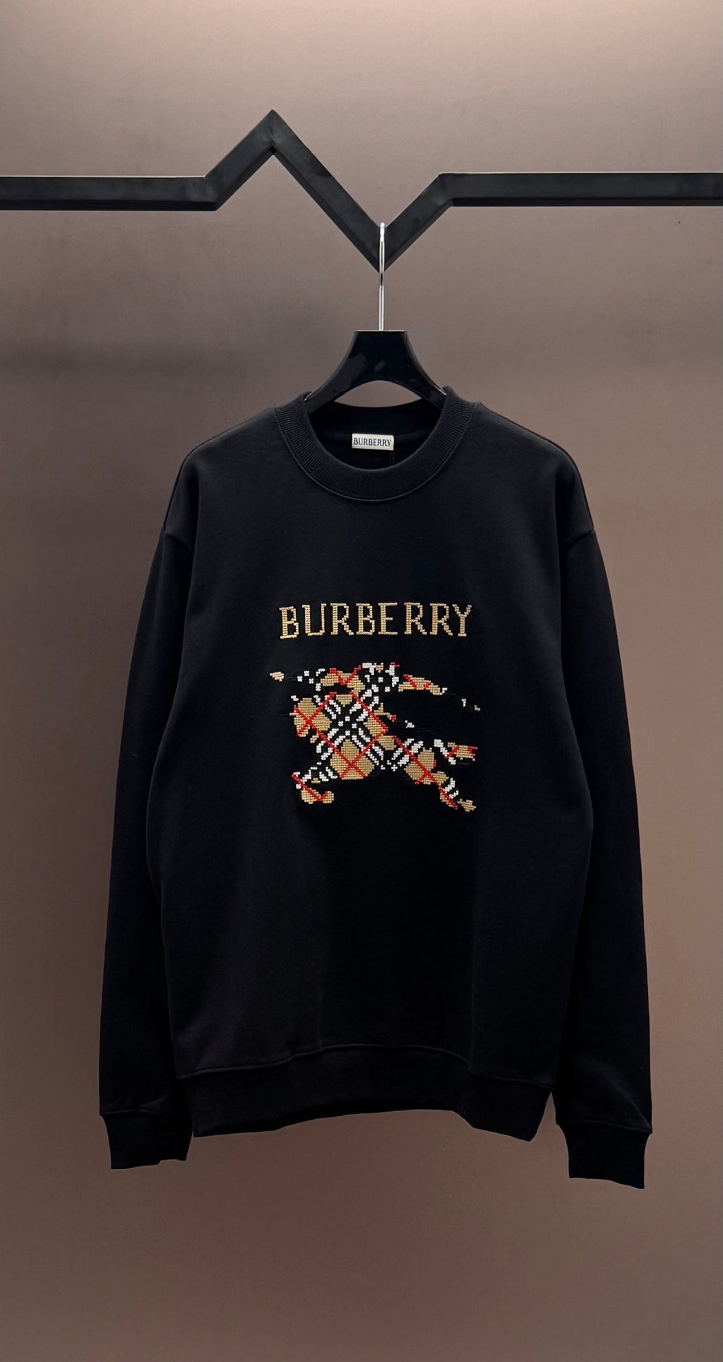 Embroidered Mosaic Sweatshirt