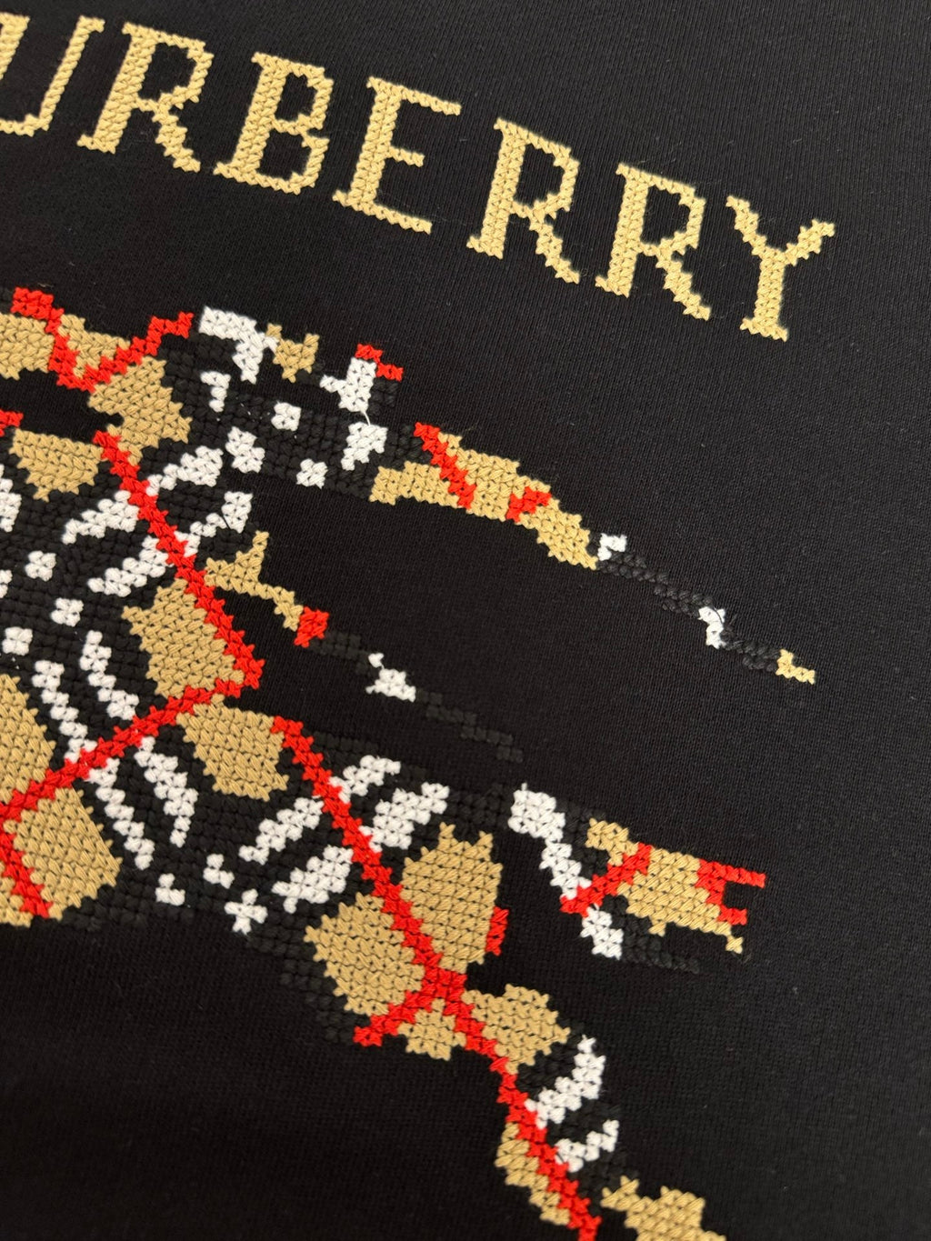 Embroidered Mosaic Sweatshirt