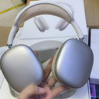 Beige Wireless Over-Ear Headphones