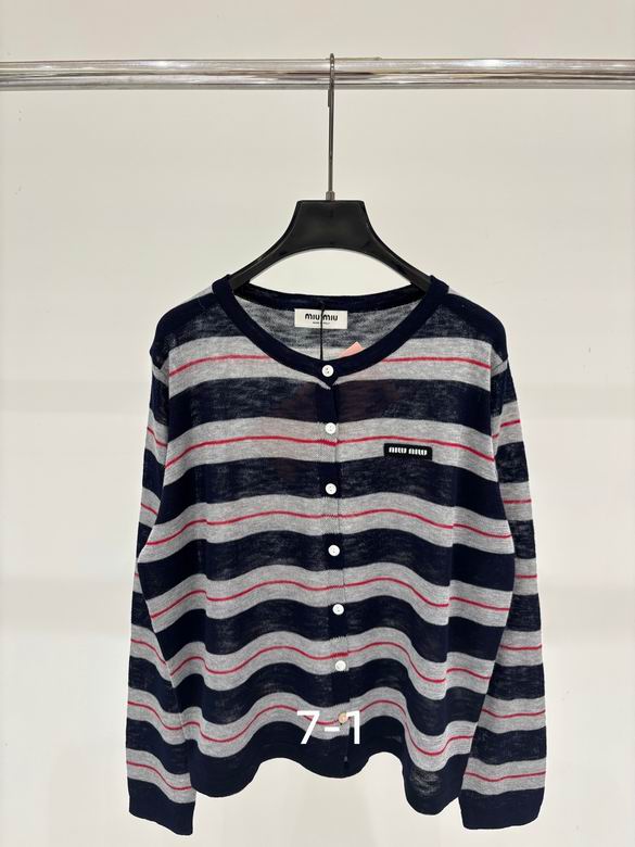 Margot Striped Knit Cardigan