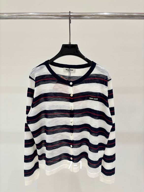 Margot Striped Knit Cardigan